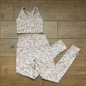 Skatie Nashville Workout Set- top Small Bottoms Medium